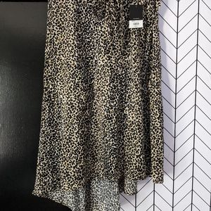 Nine West Leopard Skirt